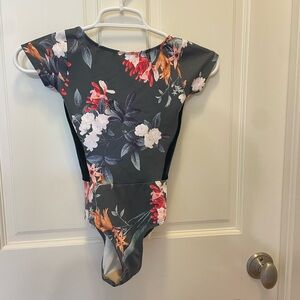 Eleve dancewear Floral Kids medium leotard